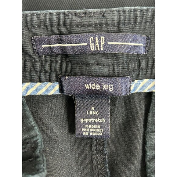 Vintage Gap Stretch Women's Wide Leg Pant in Blue - Sz 8 Long - Picture 3 of 6